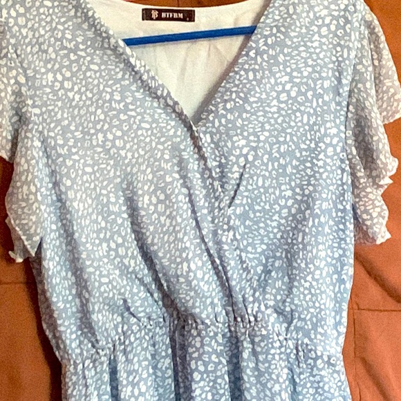 BTFBM Blue midi dress - Picture 1 of 5